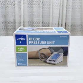 Medline 888277367848 New Blood Pressure Test Kit One Button Operation Large Digital Readout