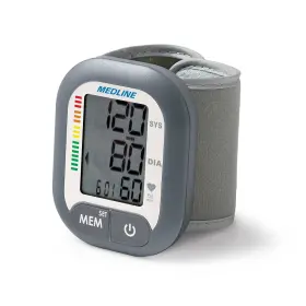 Medline A6x7rylt2 Digital Wrist Blood Pressure Monitor Wearable Lcd Display