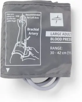 Mds9972 Medline Industries Healthcare Digital Blood Pressure Monitor Cuff Adult Large 1ct