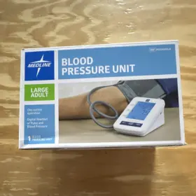 Mds4001la Medline Large Adult Digital Blood Pressure Monitor Memory One Button