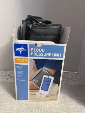 Mds55001 Medline Blood Pressure Unit Adult One Button Operation Large