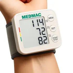 Wbp203 Medmac Digital Blood Pressure Monitor Accurate Bp Machine With Adjustable Wrist Cu