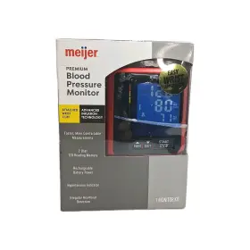 Meijer 708820575394 Digital Wrist Blood Pressure Monitor Heart Beat Rate Pulse Bp Measure Machine