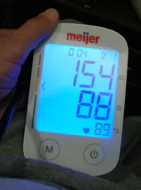 74-554 Meijer Upper Arm Auto Blood Pressure Machine Wide Range Cuff