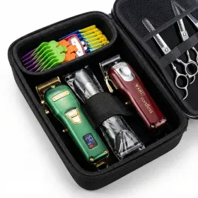 Melosync 762765068489 Hard Barber Accessories Case For Hair Clippers Cutting Supplie