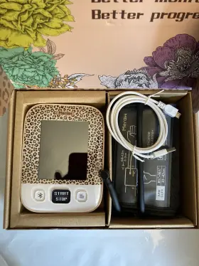 Tmb-2084 Meraw Blood Pressure Monitor Automatic Cuff Digital Arm Limited Ed. Leopard Bluetooth #3