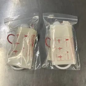 Pib1000 Merit Medical Lot Of 2 - 1000ml Pressure Infusion Bags Sealed And Sterile