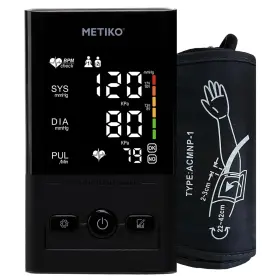 Metiko 810139473411 Monitor Upper Arm Fsa Hsa Digital Machine For Home Use With Backlit Led Disp