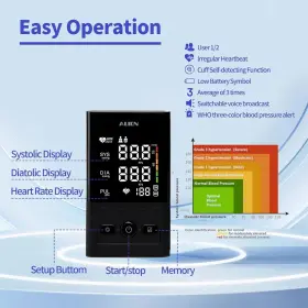 Mt-aes-u392 Metiko Blood Pressure Monitor Upper Arm Fsa Hsa Digital Large #2