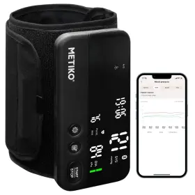 Mt-yk-bpa1 Metiko Wireless Blood Pressure Monitor Upper Arm Cuff 8.6 Inch -12.6 Fsa/hsa Bluetooth