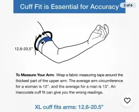Microlife 642632932702 Cuff Extra Large 12.6-20.5 Inch #2
