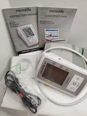 Bp3gx1-5x Microlife Bp3gx1 Deluxe Blood Pressure Monitor Gentle Technology M-l Size