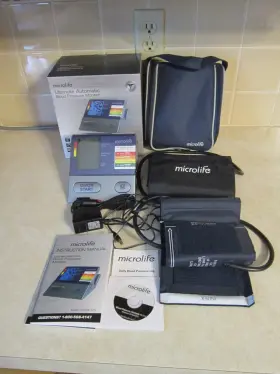 Mc1-pc Microlife Blood Pressure Monitor Ultimate Automatic Model #mc1-pc
