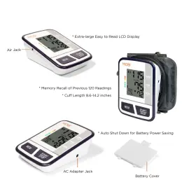 Mobi 891040702548 Blood Pressure Monitor Digital Upper Arm Machine For Indoor/ou #3