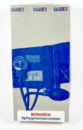03-203x Monarch Sphygmomanometer Blood Pressure Monitoring W Documents &bag