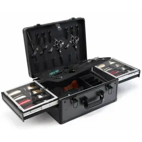 Jl056 Moyretty Professional Barber Case With Cap Clear Dustproof Suitcase 6