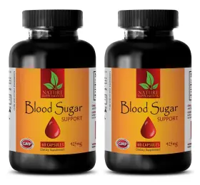 Nature Supplements 700348752530 Blood Sugar Support - Cardiovascular Health Pressure 2 Bottles