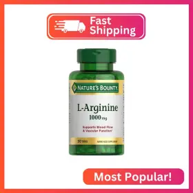7760 Natures Bounty Nature S L-arginine 1000mg For Supporting Blood Flow And Vascular Functio