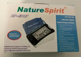 Naturespirir Bp-1307 Naturespirit Arm Type Automatic Digital Blood Pressure Monitor Large Lcd