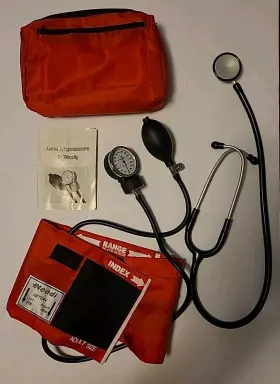 0-300mmhg Needi Portable Aneroid Sphygmomanometer Blood Pressure Set With Adult Cuff Stethoscope