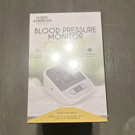 North American Wellness Bp737 Upper Arm Bp Monitor Lcd Irregular Hb Usb