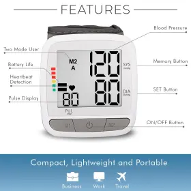 Novamedic 804595002506 Digital Monitor Accurate Bp Machine With Adjustable Upper Arm Cuff And Large L #2