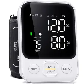 Oklar 199284210820 Blood Pressure Monitor Upper Arm Monitors For Home Use Bp Machine With 2x120