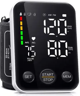 Oklar 717886908916 Monitor Upper Arm Monitors For Home Use Bp Machine With 2x120 Reading Memory