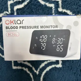 Bc31l Oklar Digital Blood Pressure Monitor Upper Arm Heart Rate Machine