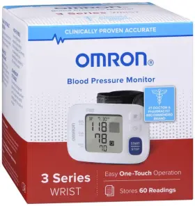 Omron 073796266103 Blood Pressure Monitor 3 Series Wrist 1 Ea