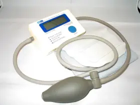 412crel Omron Manual Inflation Auto Deflation Blood Pressure Monitor #2