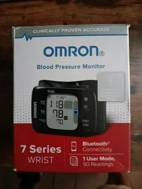 6232t Omron Hem Arm Wrist Blood Pressure Monitor Black Bluetooth Connectivity