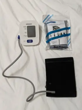 Bp5100 Omron Blood Pressure Monitor Model Exta Eleatch Arm Cuff