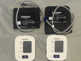 Bp710n Omron Bp7100 Lot Of 2 3 Series Upper Arm Digital Blood Pressure Monitors