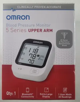 Bp7255 Omron 5 Series Upper Arm Bluetooth Blood Pressure Monitor