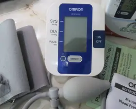 Hem-432c Omron Hem-432 Manual Blood Pressure Monitor Upper Arm #3