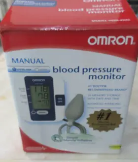 Hem-432c Omron Hem-432 Manual Blood Pressure Monitor Upper Arm