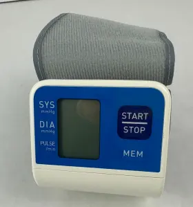 Omron Hem-6111-tg Hem-637 Digital Wrist Blood Pressure Monitor With Plastic Case
