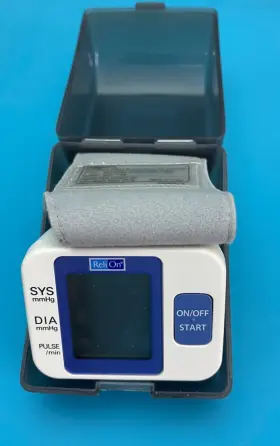 Hem-6201-wm Omron Relion Automatic Wrist Blood Pressure Monitor Model 6021rel