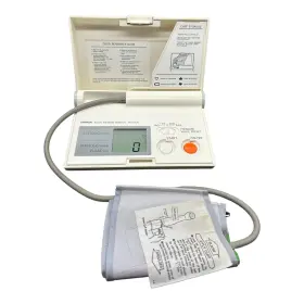 Hem-704c Omron Self Storing Digital Blood Pressure Monitor Case Box Tested Works #2