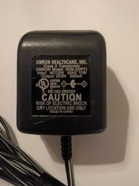 No.hem-adpt1 Omron Mc162-060050 Replacement Ac Adapter For Blood Pressure Monitor Power Cord
