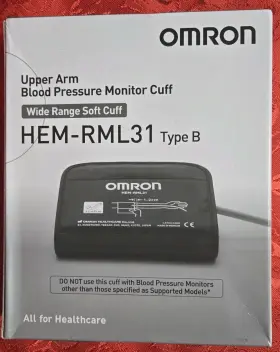 Hem-rml31 Omron Rml31-bap Type B Wide Range Upper Arm Blood Pressure Monitor Soft Cuff New
