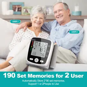 0012 Onestop-stores Blood Pressure Monitor Rechargable Machine Wrist With Voice Bro #2