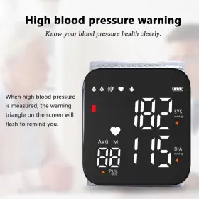 Msbp01 Onestop-stores Automatic Wrist Blood Pressure Monitor Adjustable Cuff Portable Bp #3