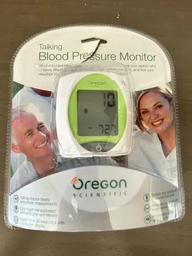 Bpw810 Oregon Scientific Talking Wrist Blood Pressure Monitor Model New