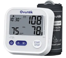 X004ad9ye7 Ovutek Blood Pressure Monitors For Home Use Upper Arm - 8.7 Inch -16.5 Bp Cuff New
