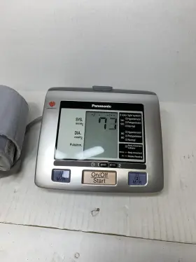 3122 Panasonic Upper Arm Blood Pressure Monitor Ew Tested And Working #3