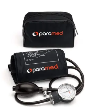 Paramed 711181920703 Aneroid Sphygmomanometer Manual Blood Pressure Cuff With Stethoscope