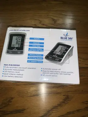 Bj120100 Perfect Measure Fully Automatic Upper Arm Blood Pressure Monitor New Sealed #3