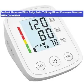 Gm120050 Perfect Measure Elite Fully Auto Talking Blood Pressure Monitor Who Classified